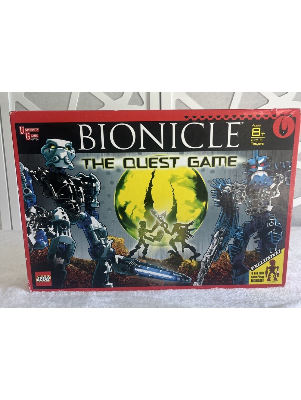 RARE Vintage LEGO BIONICLE The Quest Game 2006 Board Game EXCLUSIVE Figures